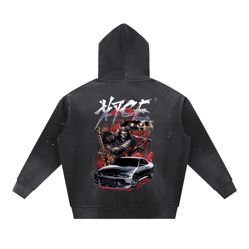 vyce samurai slicer vintage hoodie