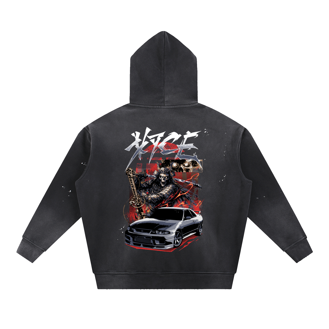 vyce samurai slicer vintage hoodie
