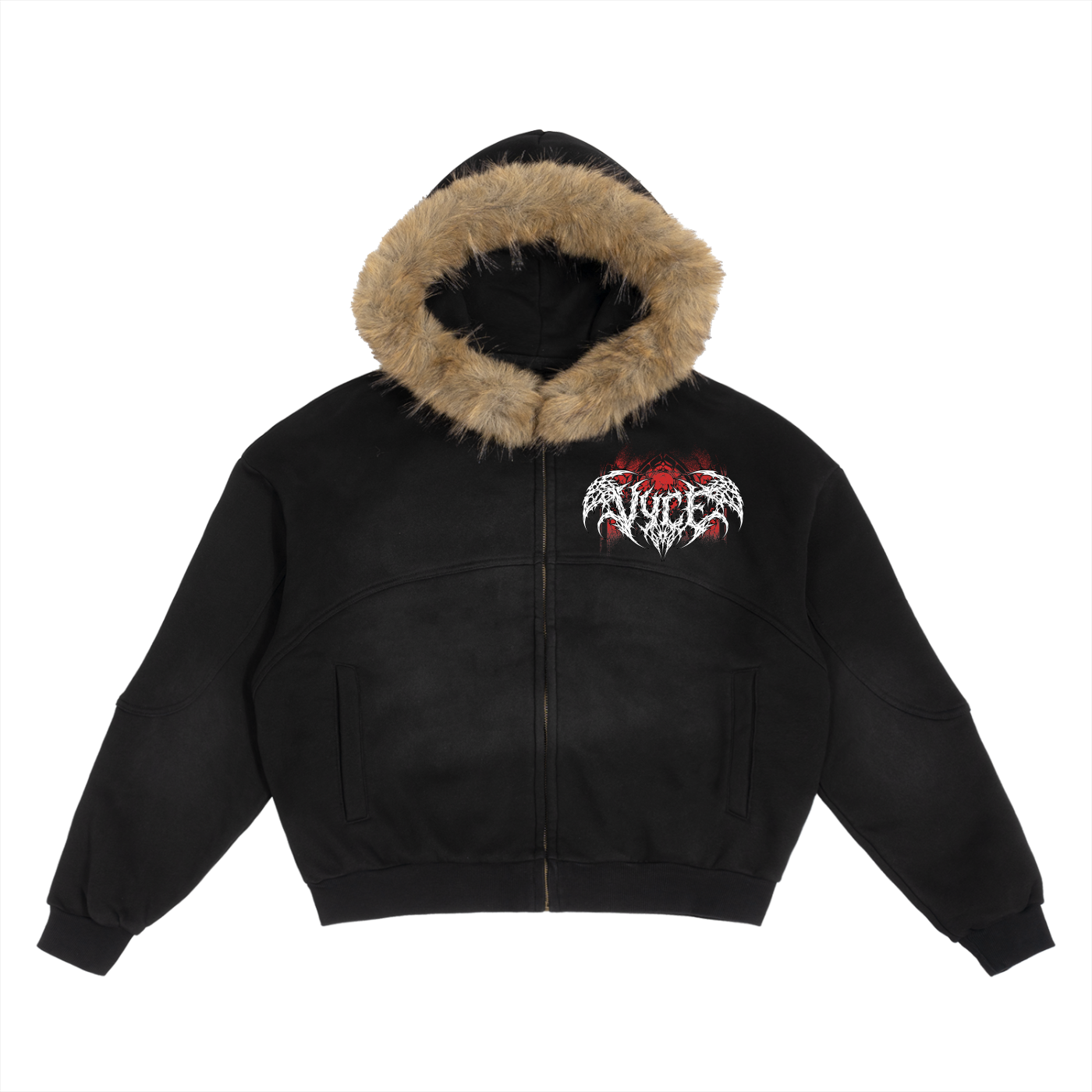 vyce x slols400 fluffy hoodie