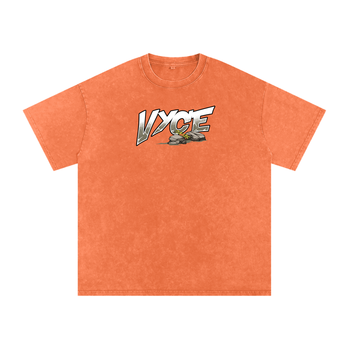 Vyce x k5zyi Mountain run snow washed tee