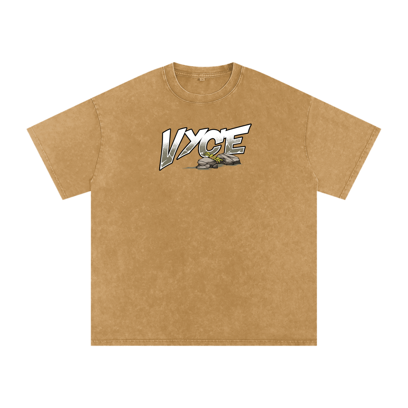 Vyce x k5zyi Mountain run snow washed tee