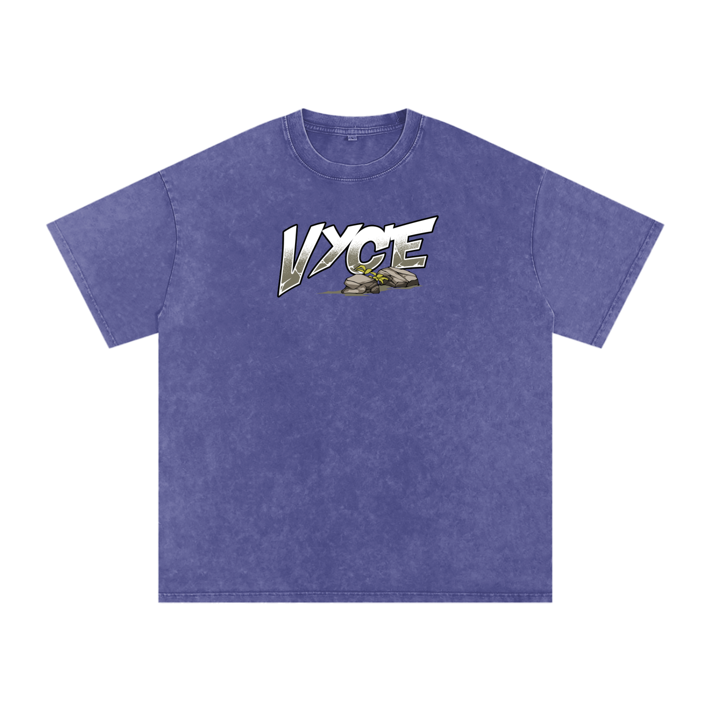 Vyce x k5zyi Mountain run snow washed tee