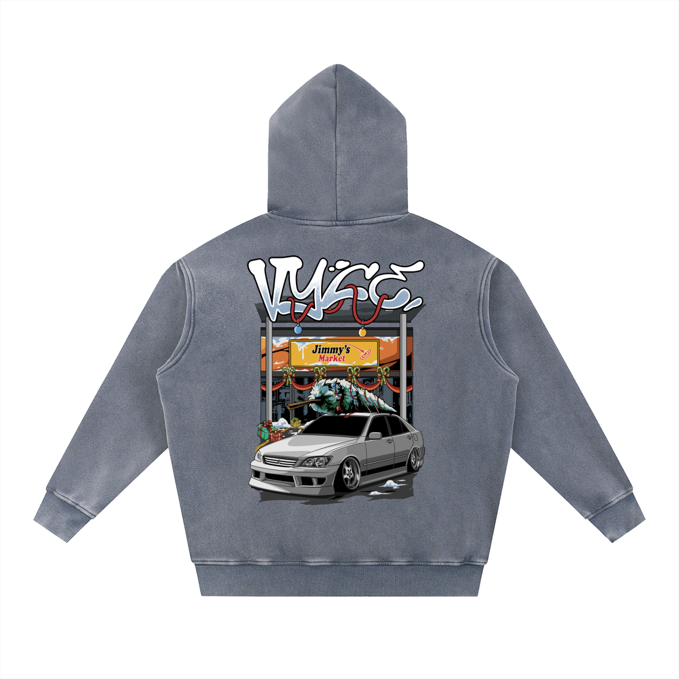 Vyce x Jimmys Holiday bash hoodie