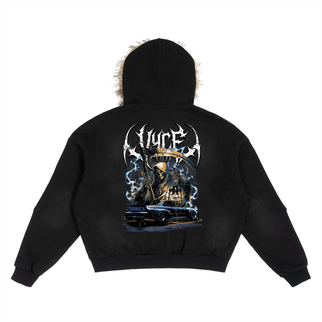 Vyce Reaper fluffy zip up