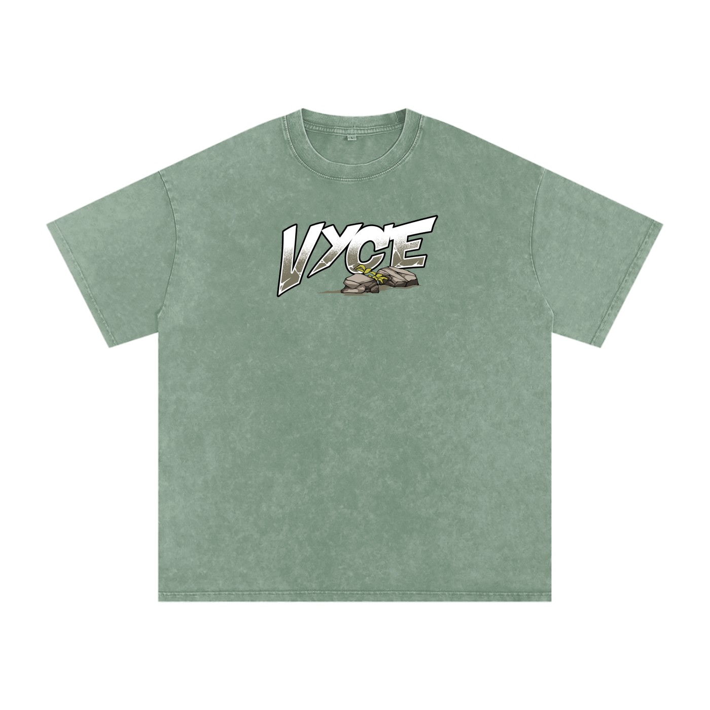 Vyce x k5zyi Mountain run snow washed tee
