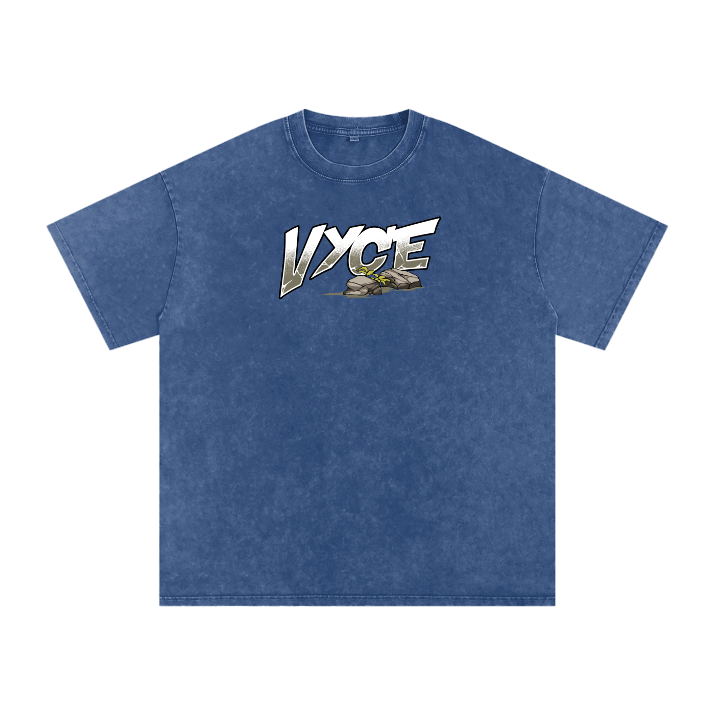 Vyce x k5zyi Mountain run snow washed tee