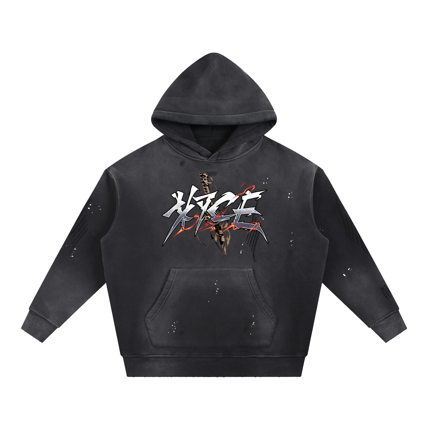 vyce samurai slicer vintage hoodie