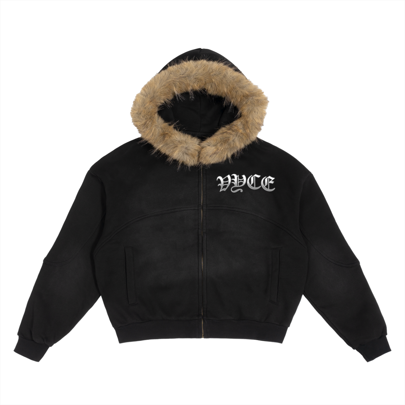 Gothic Nights x cc fur hoodie