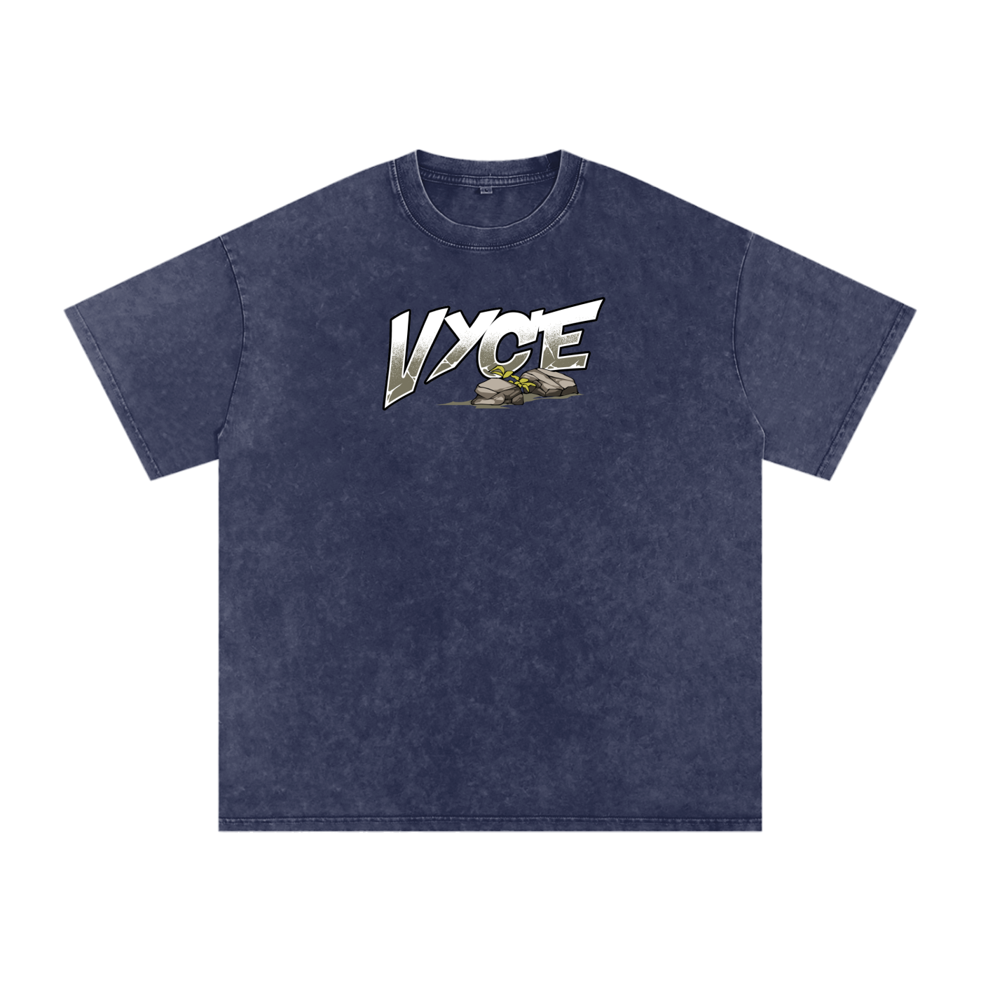 Vyce x k5zyi Mountain run snow washed tee