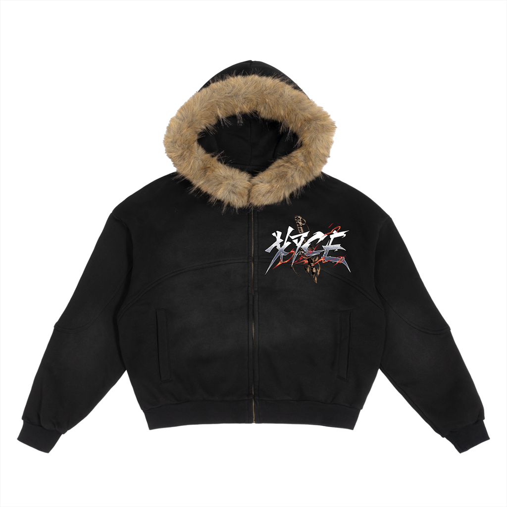 vyce samurai slicer fluffy hoodie