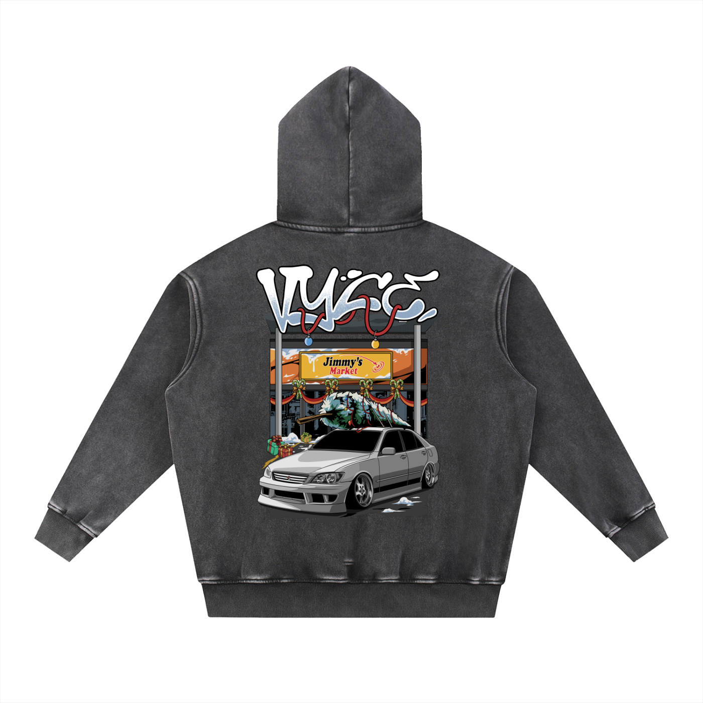 Vyce x Jimmys Holiday bash hoodie