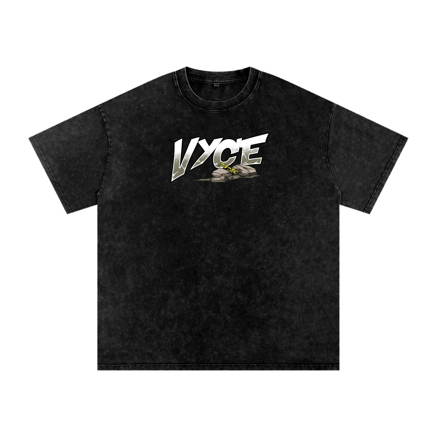 Vyce x k5zyi Mountain run snow washed tee