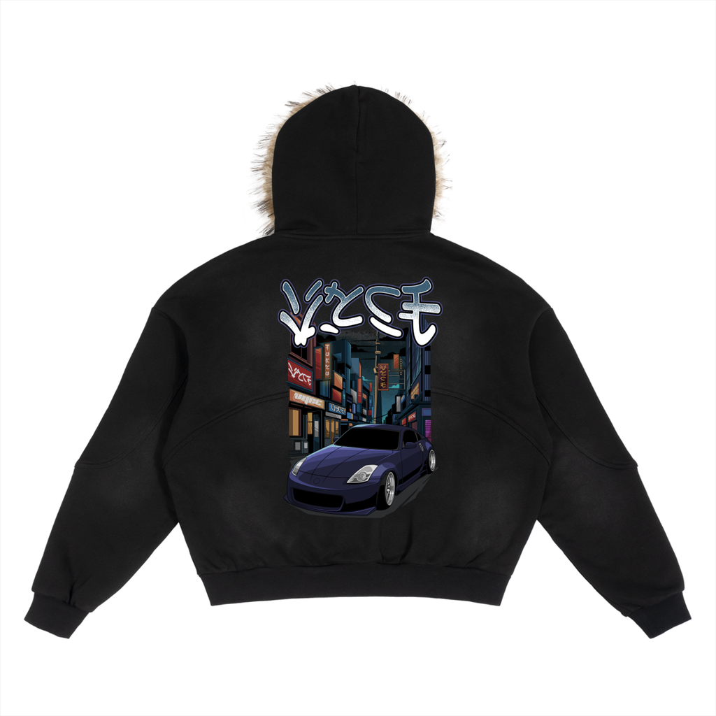 vyce x gh0st_350z fluffy hoodie