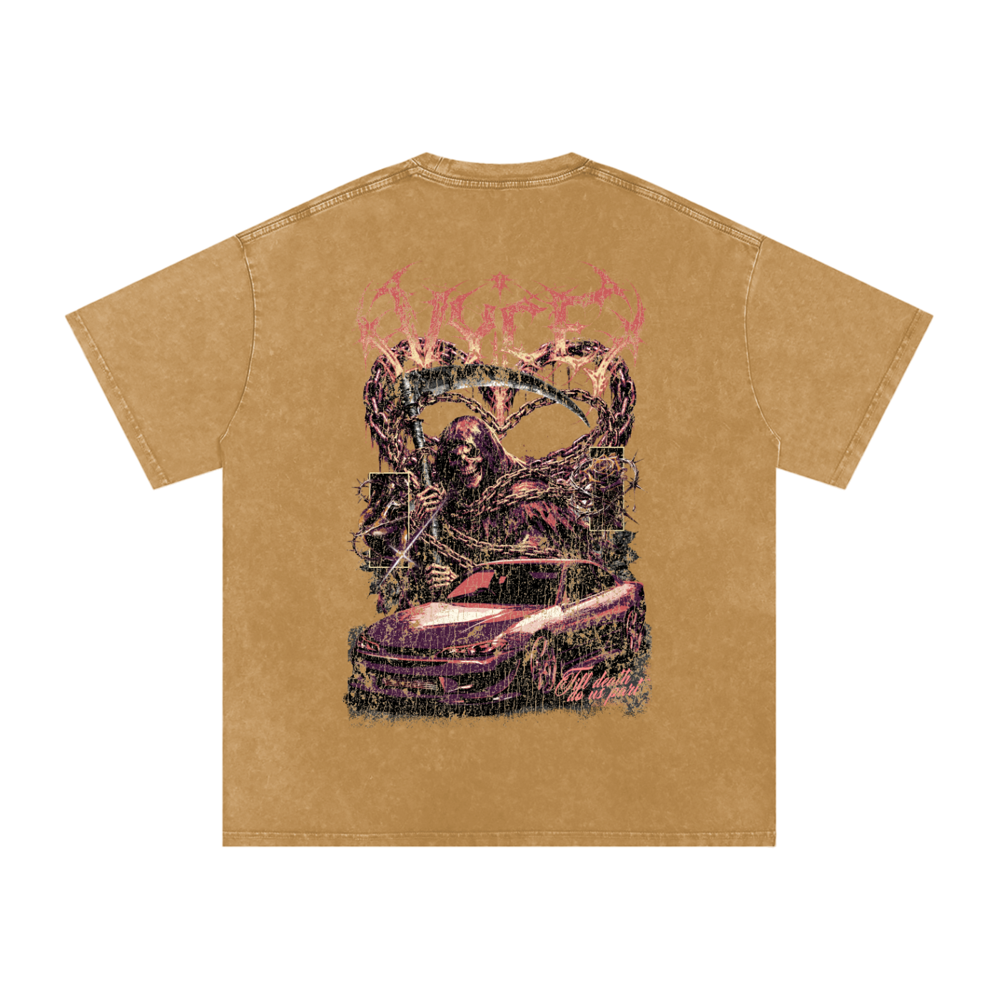 Death Hearts  oversized tee