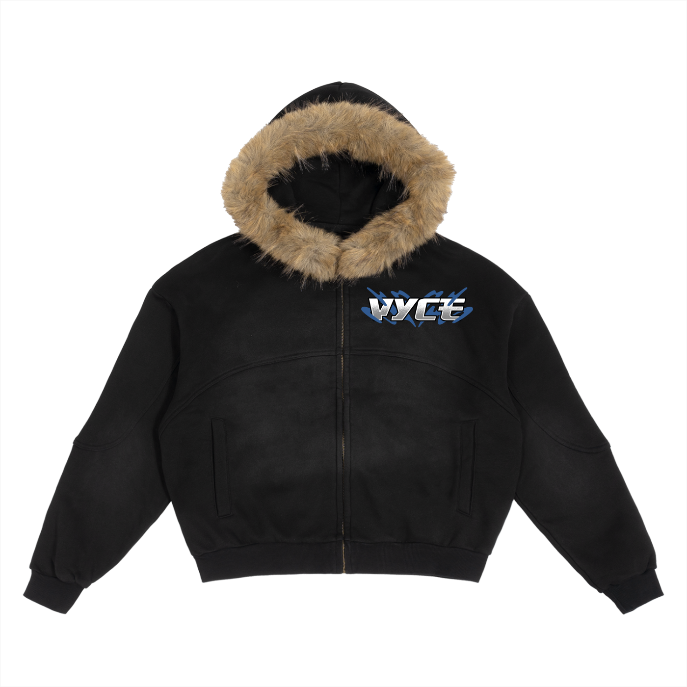 vyce x window fluffy hoodie