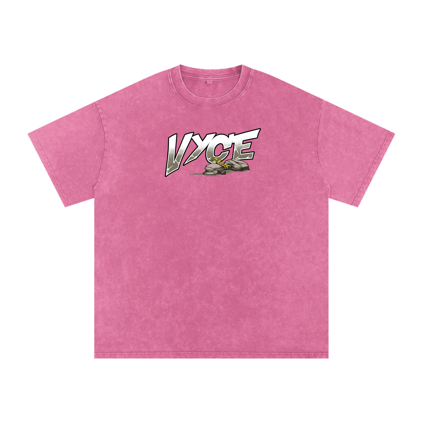 Vyce x k5zyi Mountain run snow washed tee