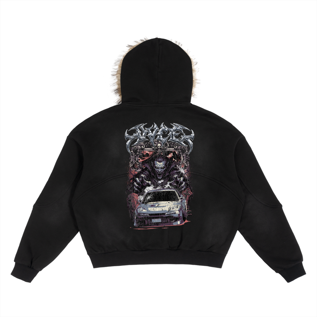 vamps dream fur hoodie
