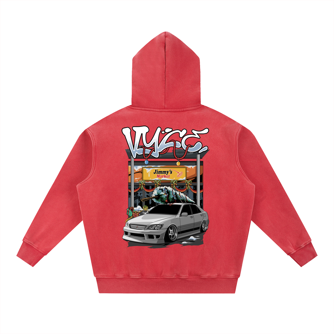 Vyce x Jimmys Holiday bash hoodie